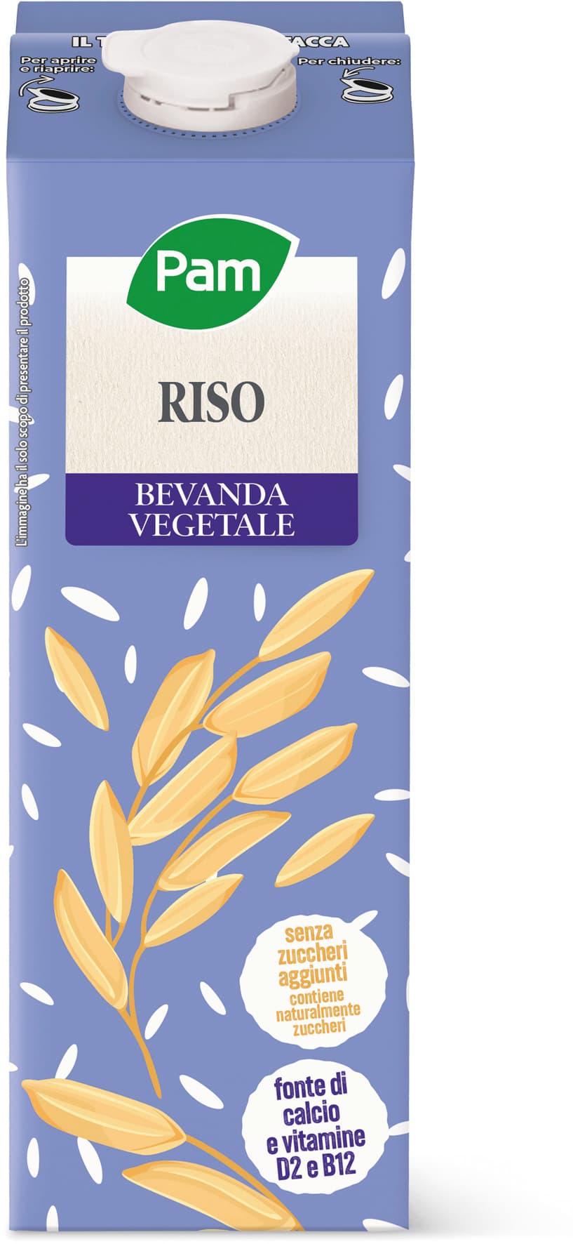 PAM Riso Bevanda Vegetale 1 L – immagine 1