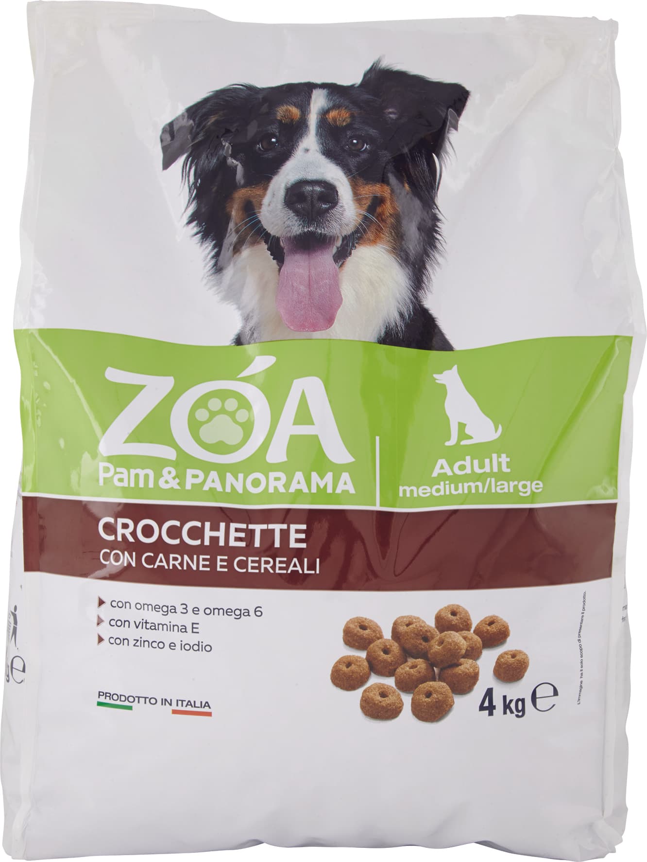 ZOA Crocchette con Carne e Cereali 4 kg – immagine 1