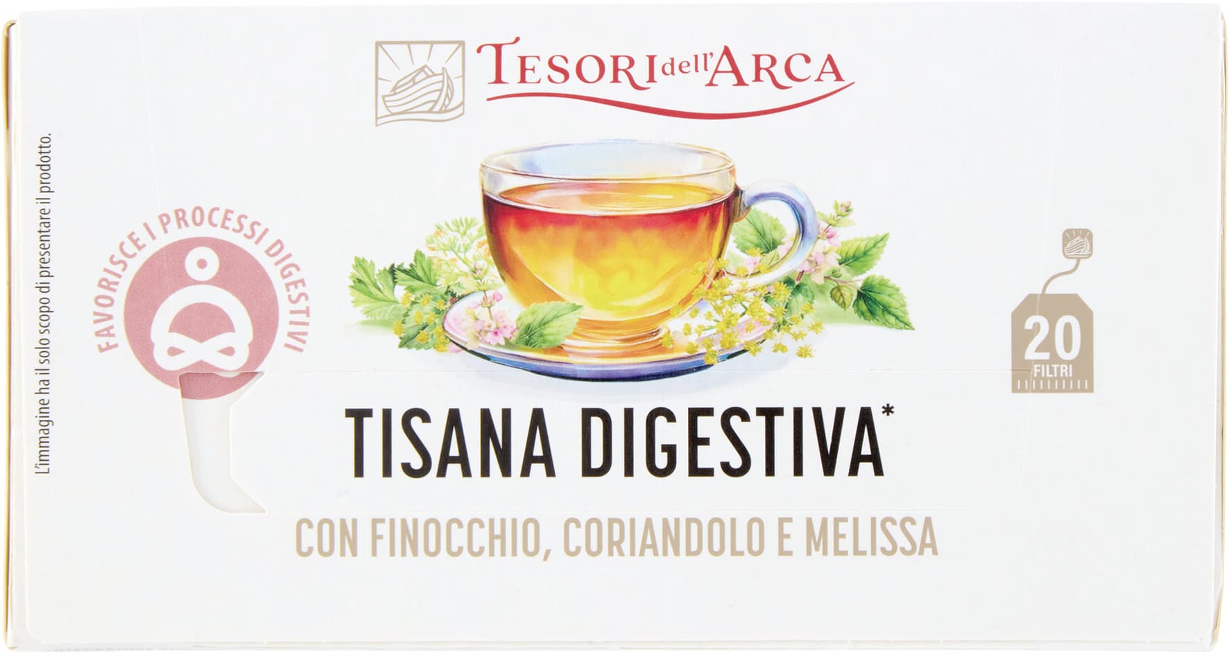 TESORI DELL'ARCA Tisana Digestiva* 20 x 1,8 g – immagine 1