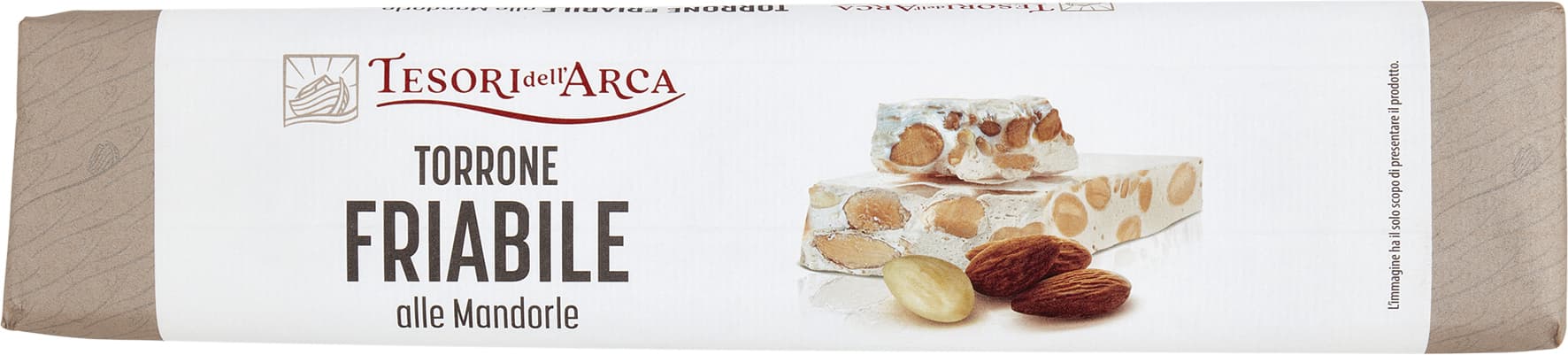 TESORI DELL'ARCA Torrone Friabile alle Mandorle 150 g – immagine 1