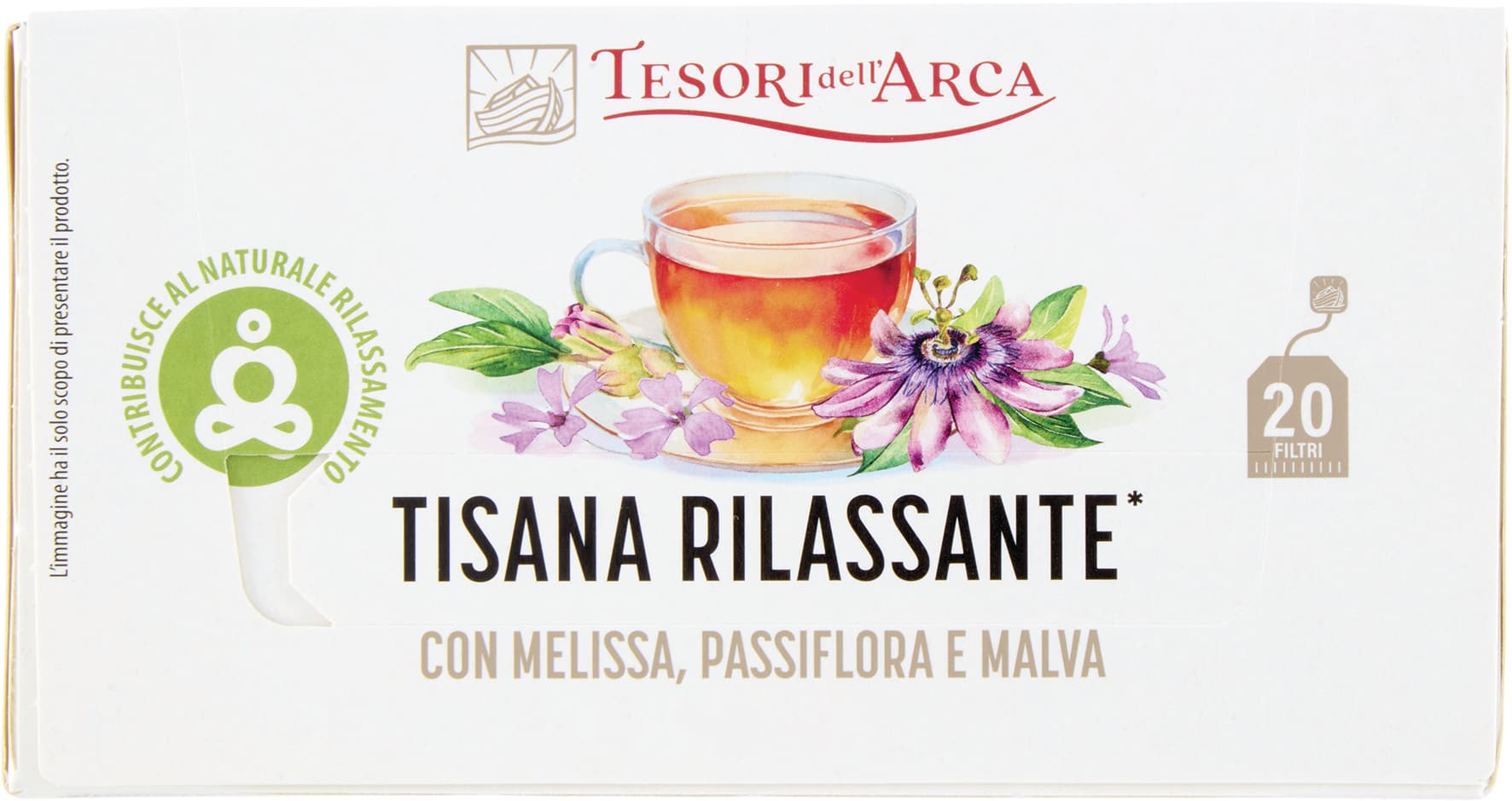TESORI DELL'ARCA Tisana Rilassante* 20 x 1,8 g – immagine 1