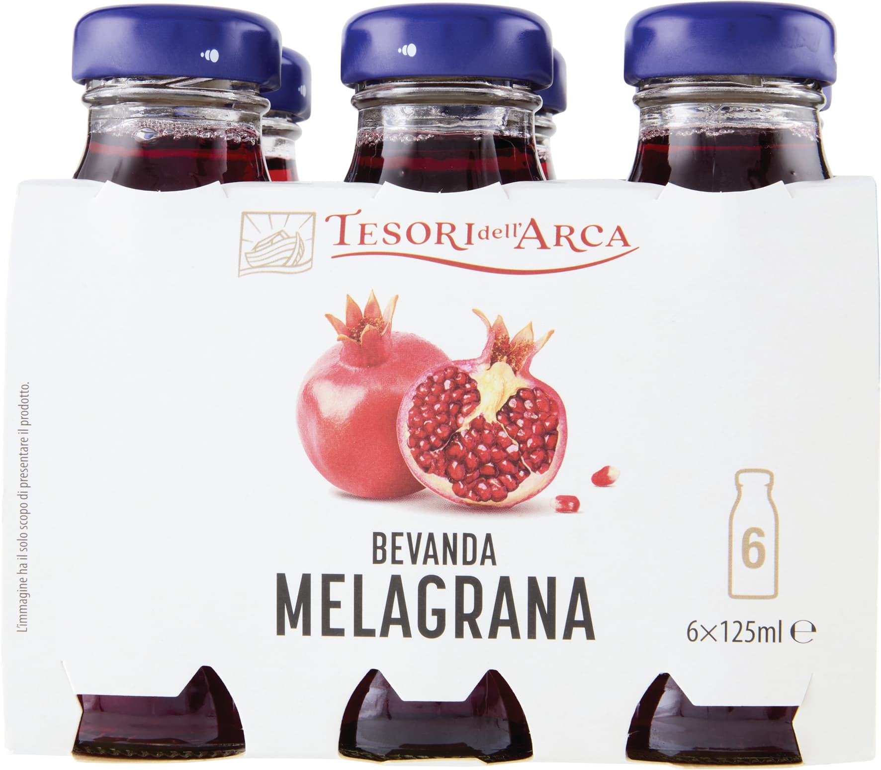 TESORI DELL'ARCA Bevanda Melagrana 6 x 125 ml – immagine 1