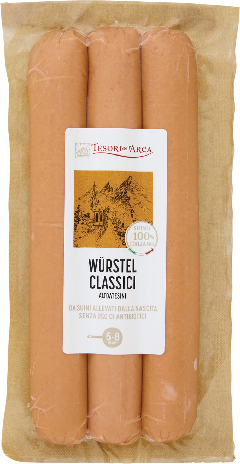 Wurstel altotesini senza pelle senza antibiotici – immagine 1