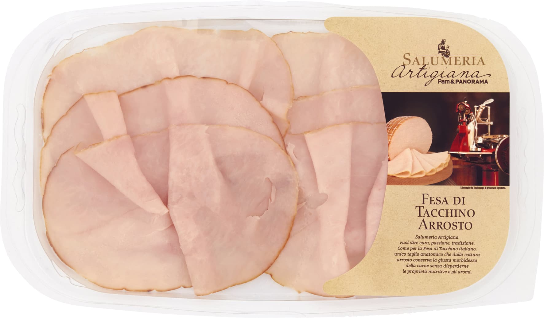 Salumeria Artigiana Fesa di Tacchino Arrosto 100 g – immagine 1