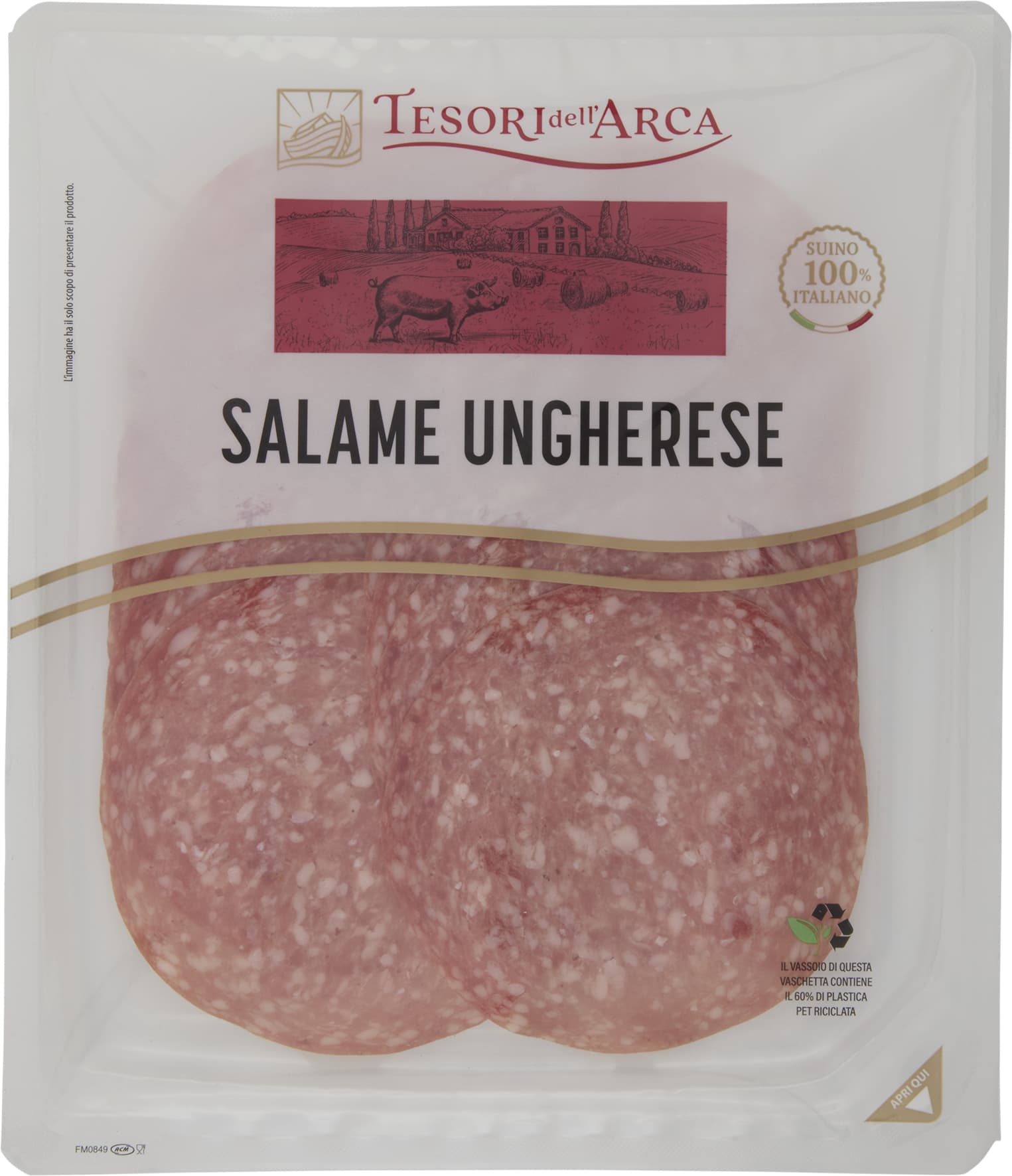 TESORI DELL'ARCA Salame Ungherese 100 g – immagine 1