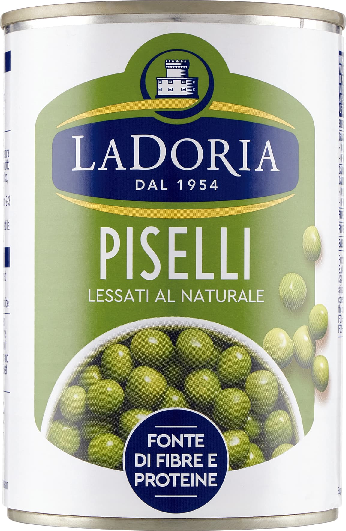 Piselli lessati al naturale La Doria 400 g 240 g – immagine 1