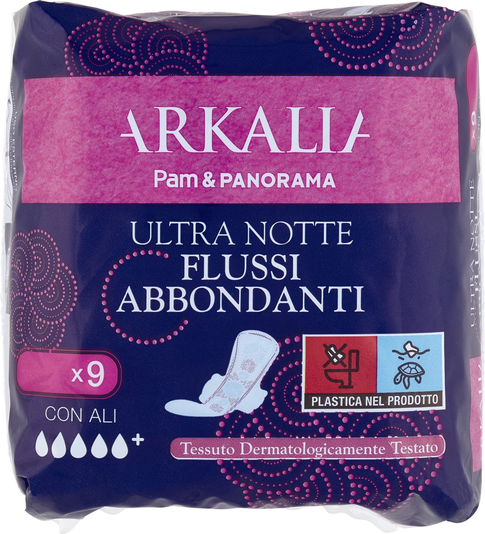 ARKALIA Ultra Notte Flussi Abbondanti con Ali 9 pz – immagine 1