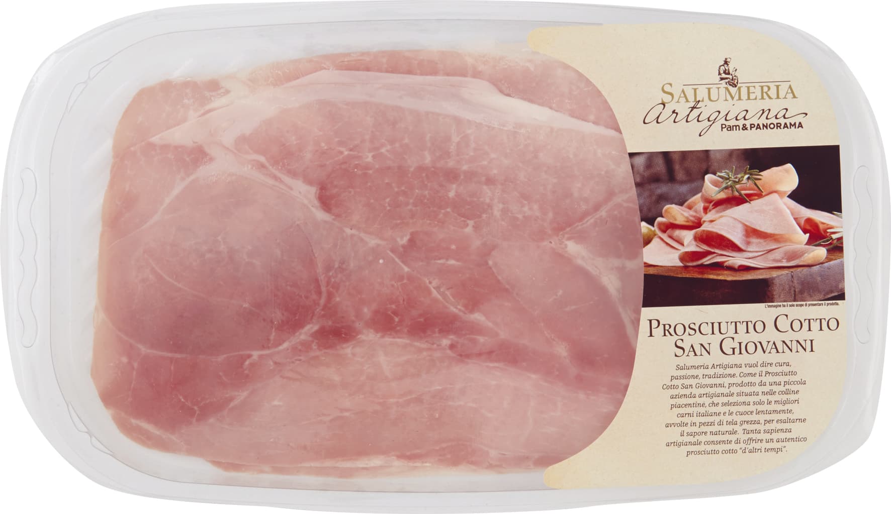 Salumeria Artigiana Prosciutto Cotto San Giovanni 110 g – immagine 1