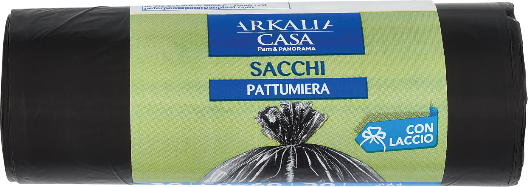 ARKALIA CASA Sacchi Pattumiera con Laccio 50x60 cm 30 Litri Antigoccia 30 pz – immagine 1