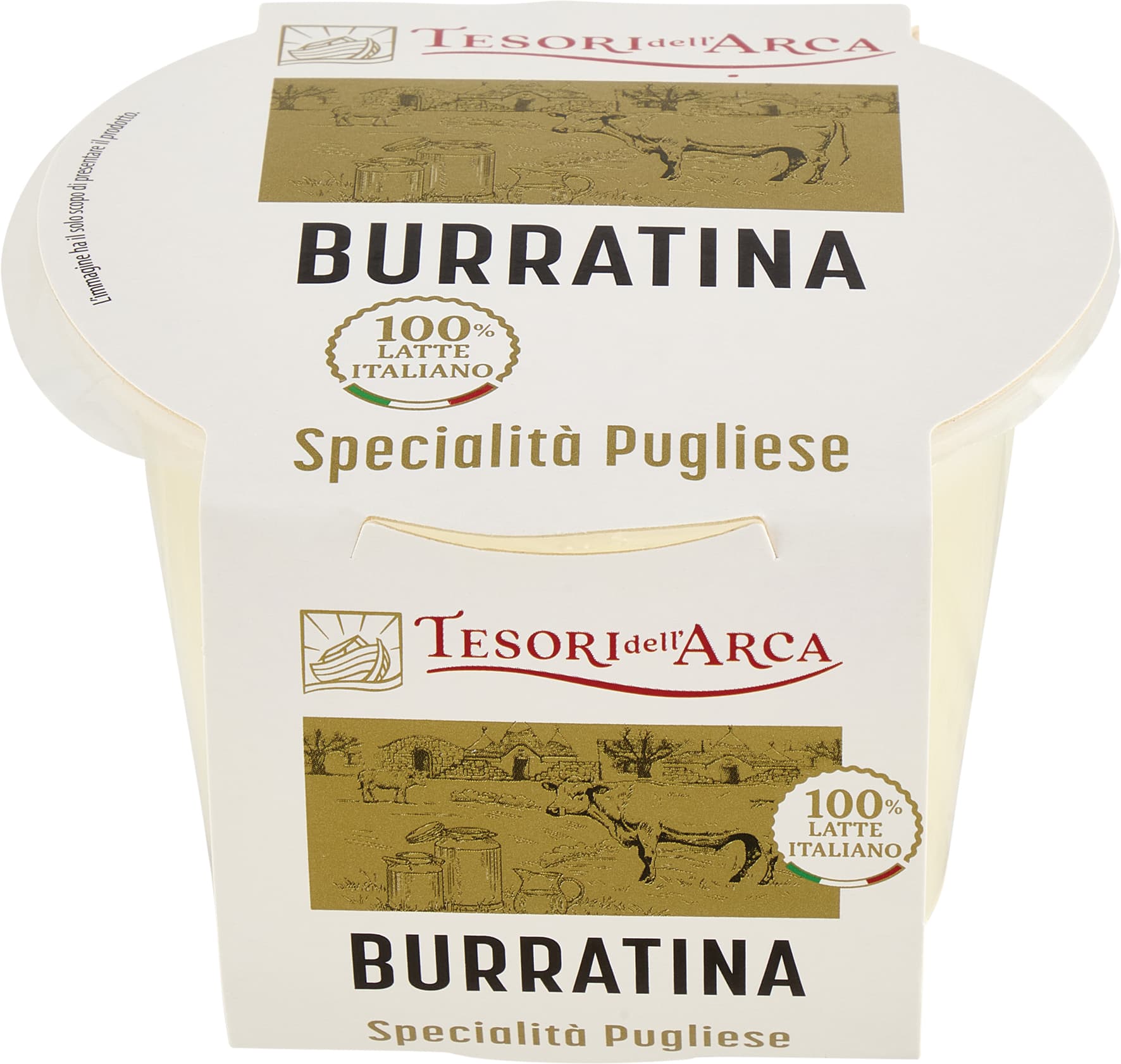 TESORI DELL'ARCA Burratina Specialità Pugliese 100 g – immagine 1