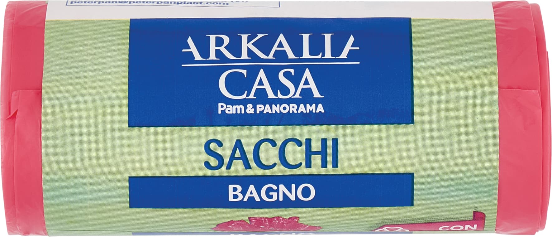 Sacco immondizia bagno con lacci rosa 10lt 35x50cm 20 pezzi – immagine 1