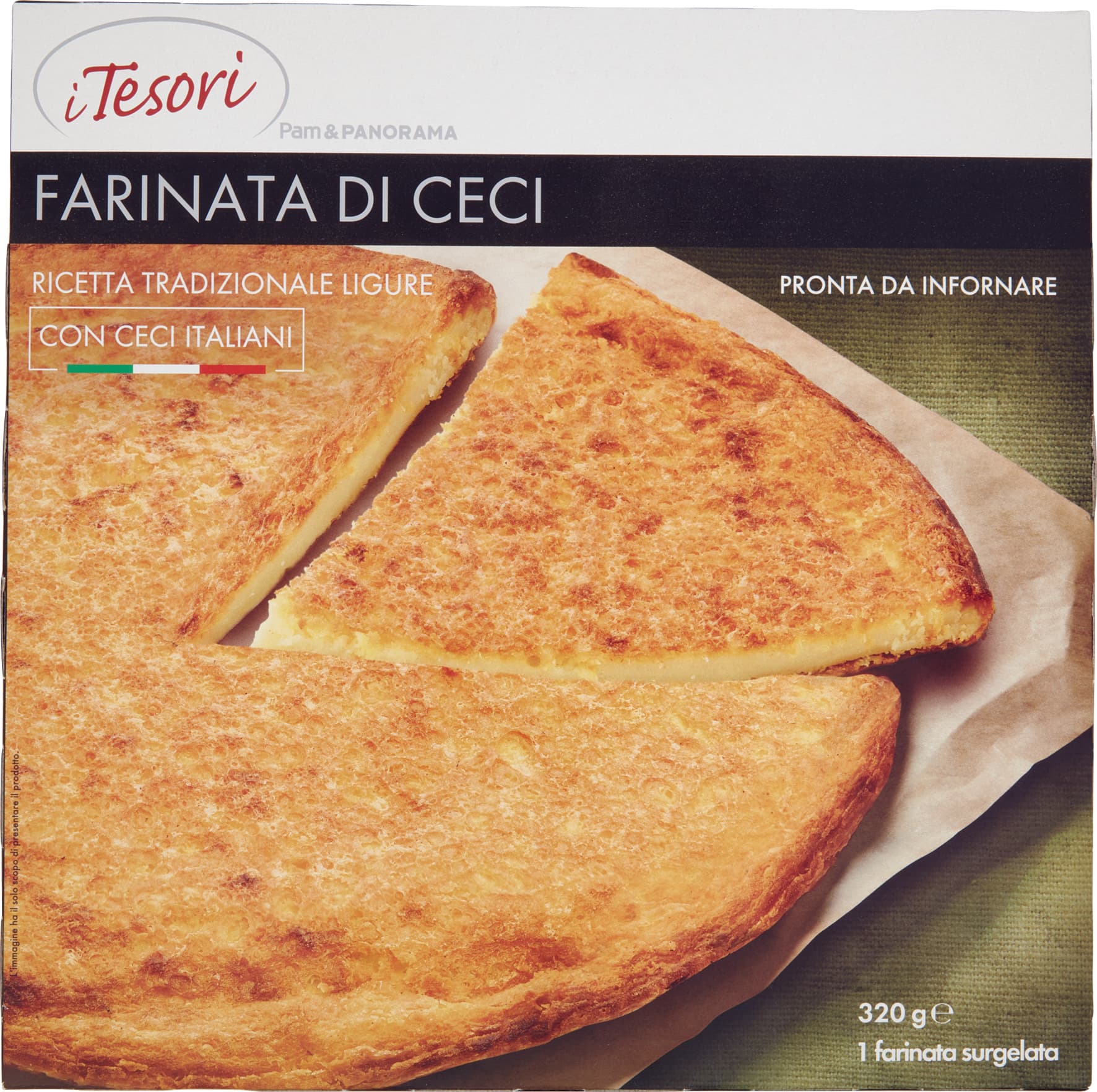 I TESORI Farinata di Ceci surgelata 320 g – immagine 1