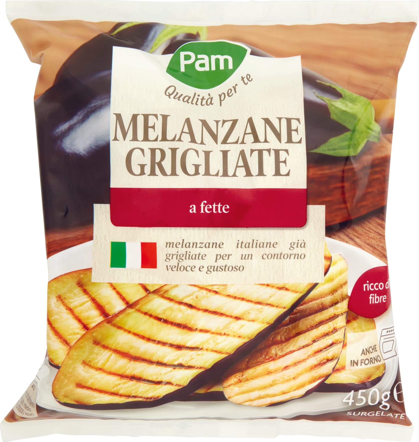 PAM PANORAMA Melanzane Grigliate surgelate 450 g – immagine 1
