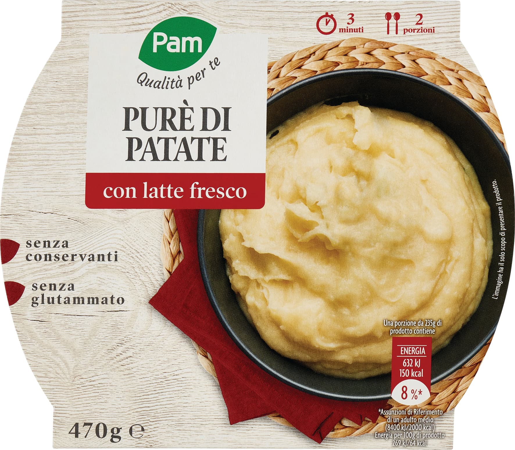 PAM Qualità per te Purè di Patate 470 g – immagine 1