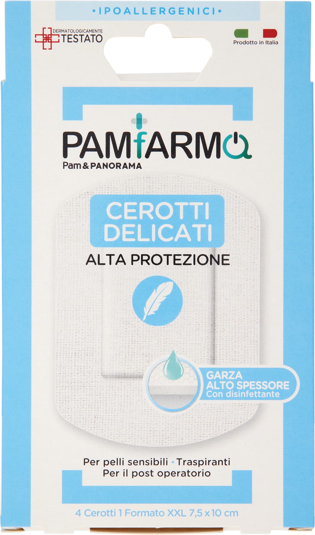 PAM PANORAMA Cerotti Delicati 2 Formati Grandi 4 pz – immagine 1