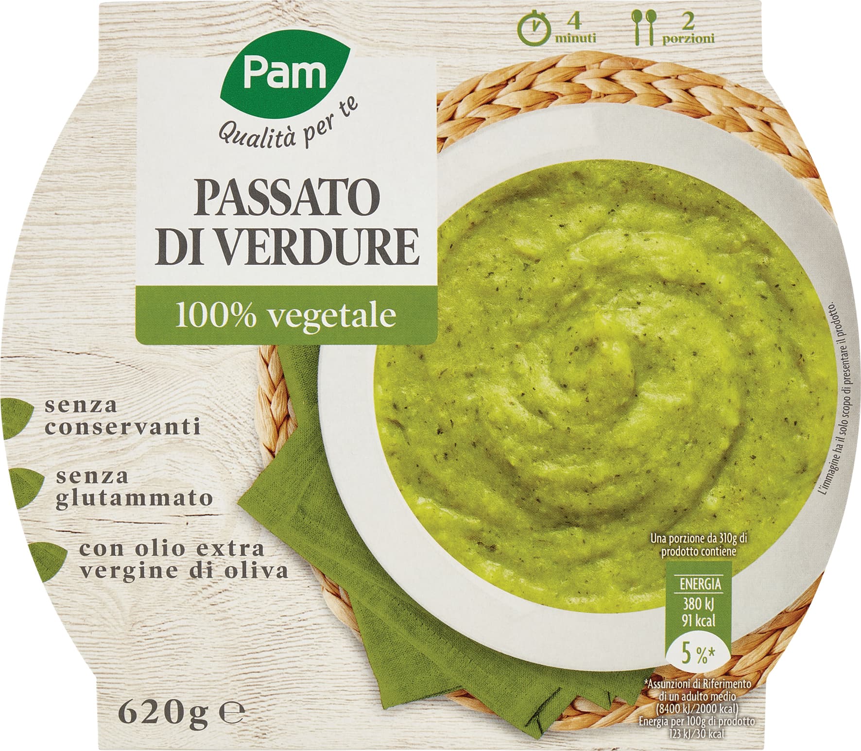 I TESORI Passato di Verdure 620 g – immagine 1