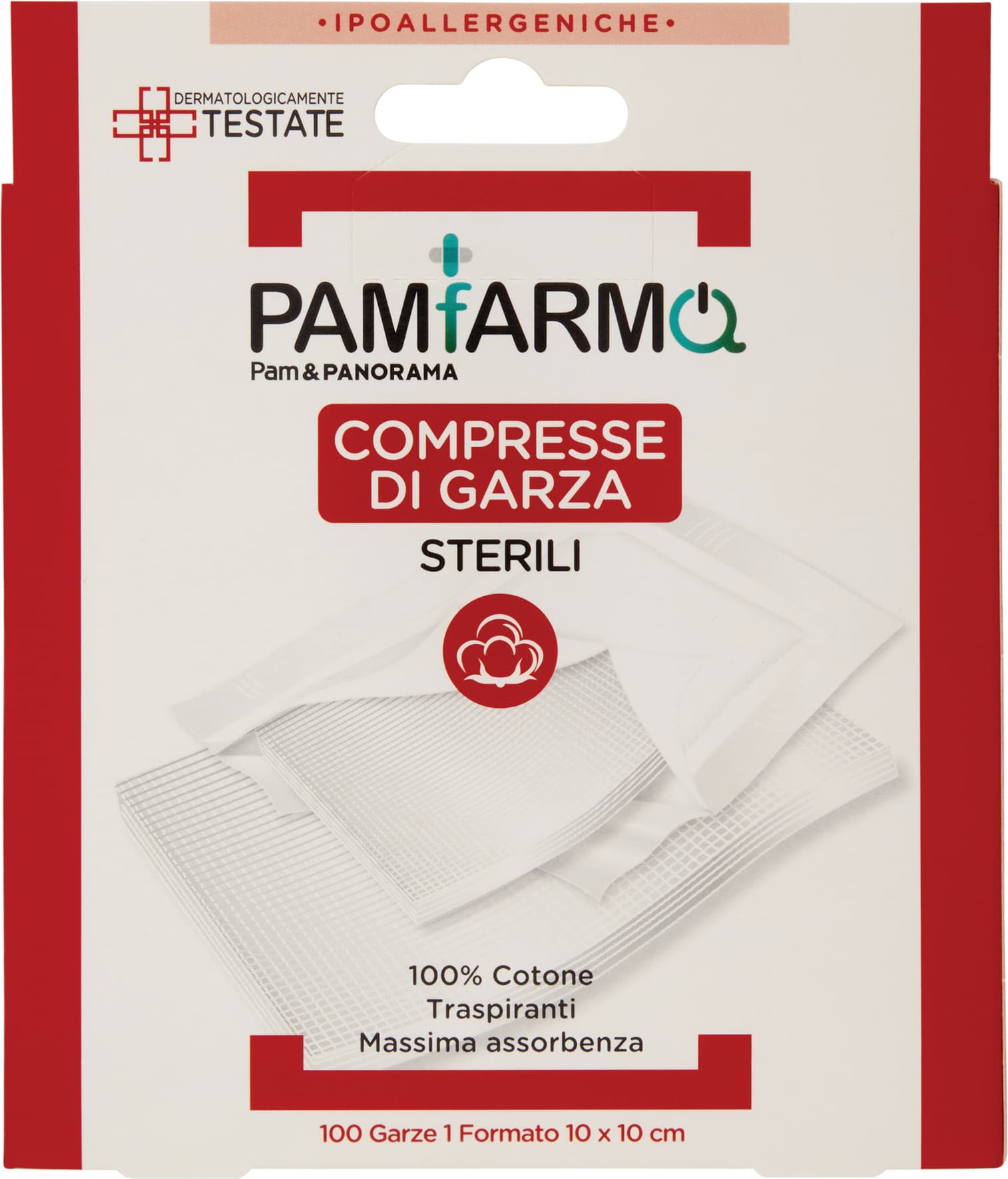 PAM PANORAMA Compresse di Garza 1 Formato 100 pz – immagine 1