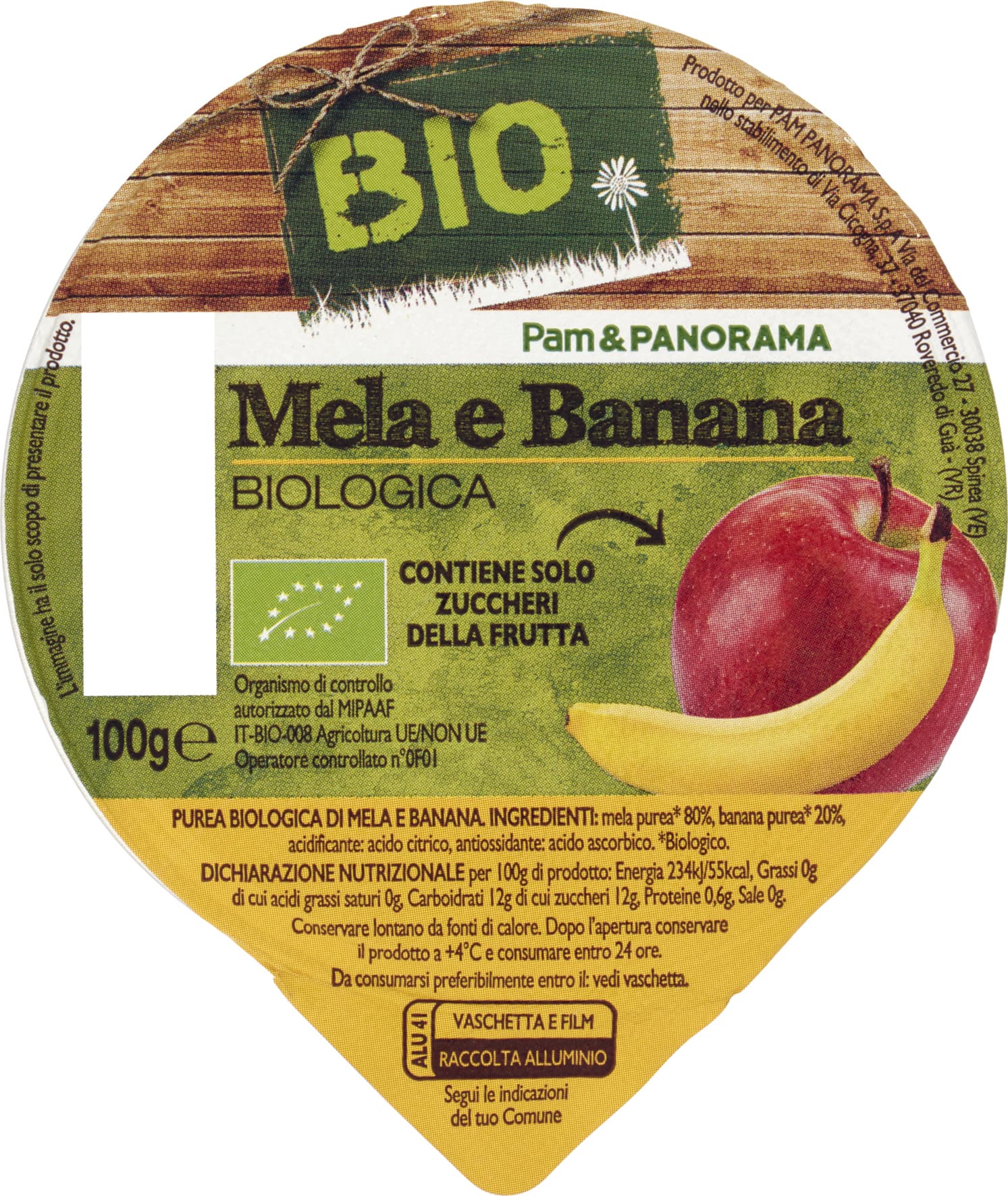 BIO Mela e Banana Biologica 100 g – immagine 1