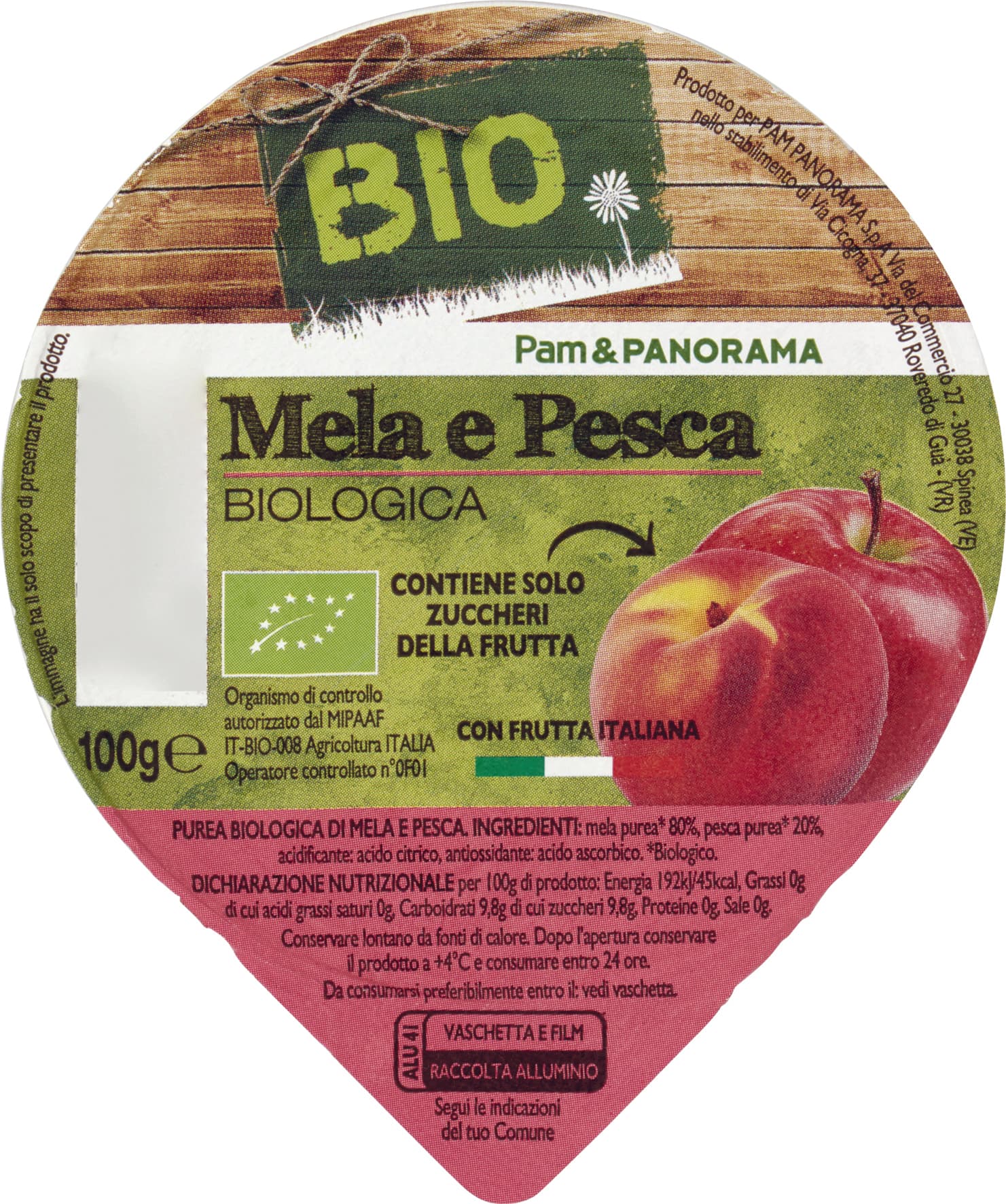BIO Mela e Pesca Biologica 100 g – immagine 1