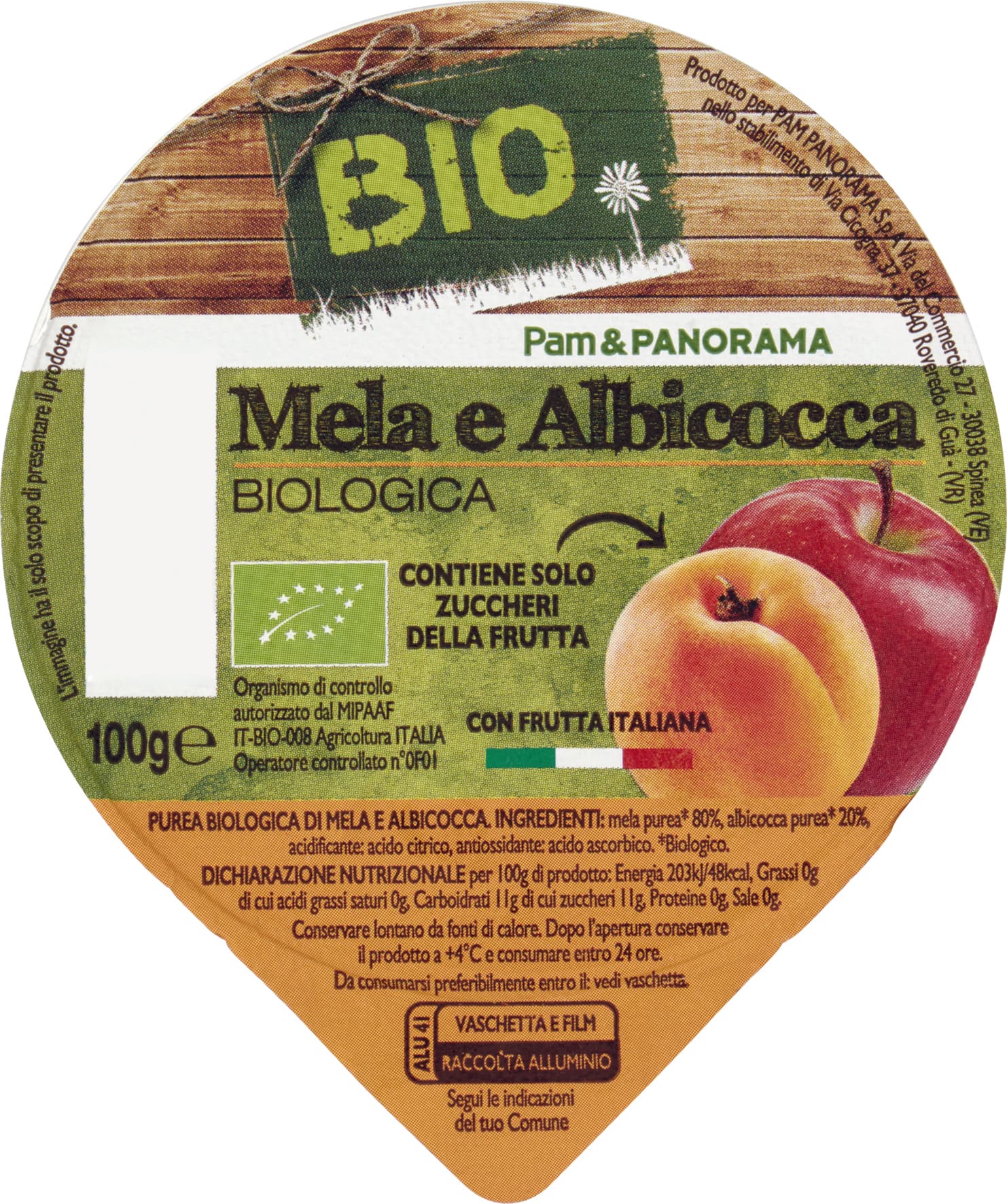 BIO Mela e Albicocca Biologica 100 g – immagine 1