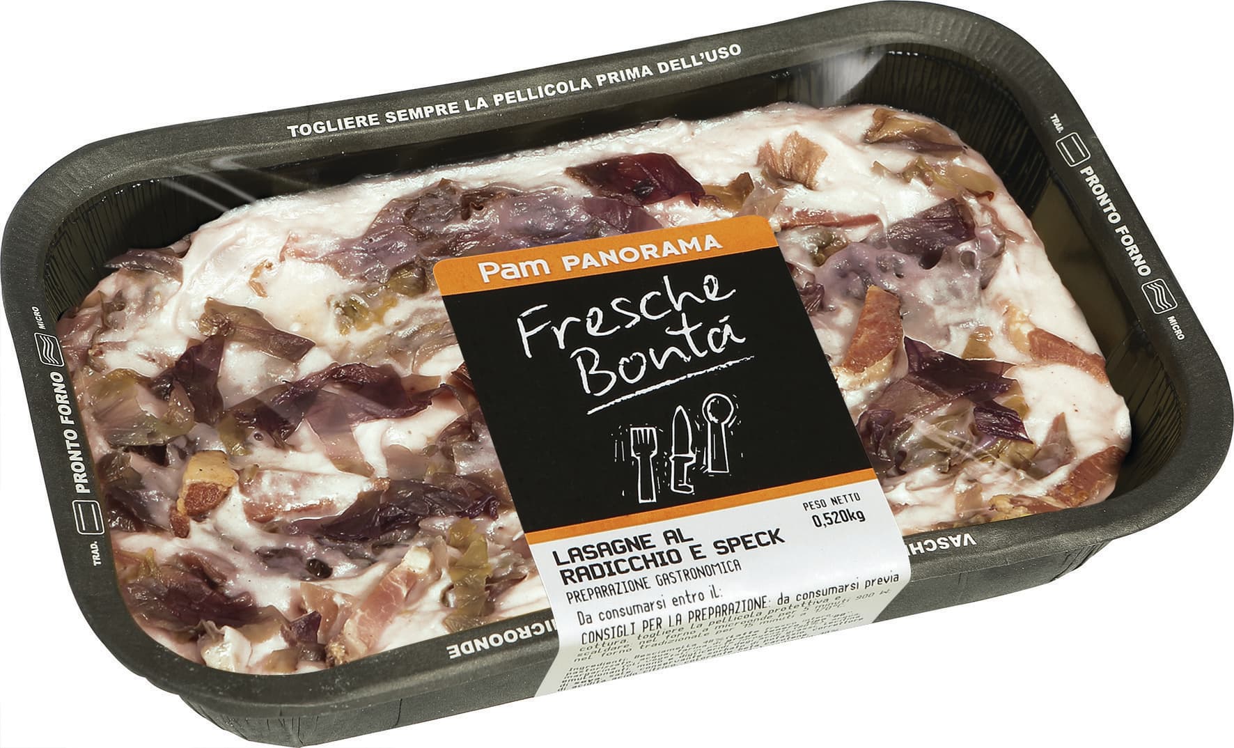 Lasagne radicchio speck fresch bonta – immagine 1