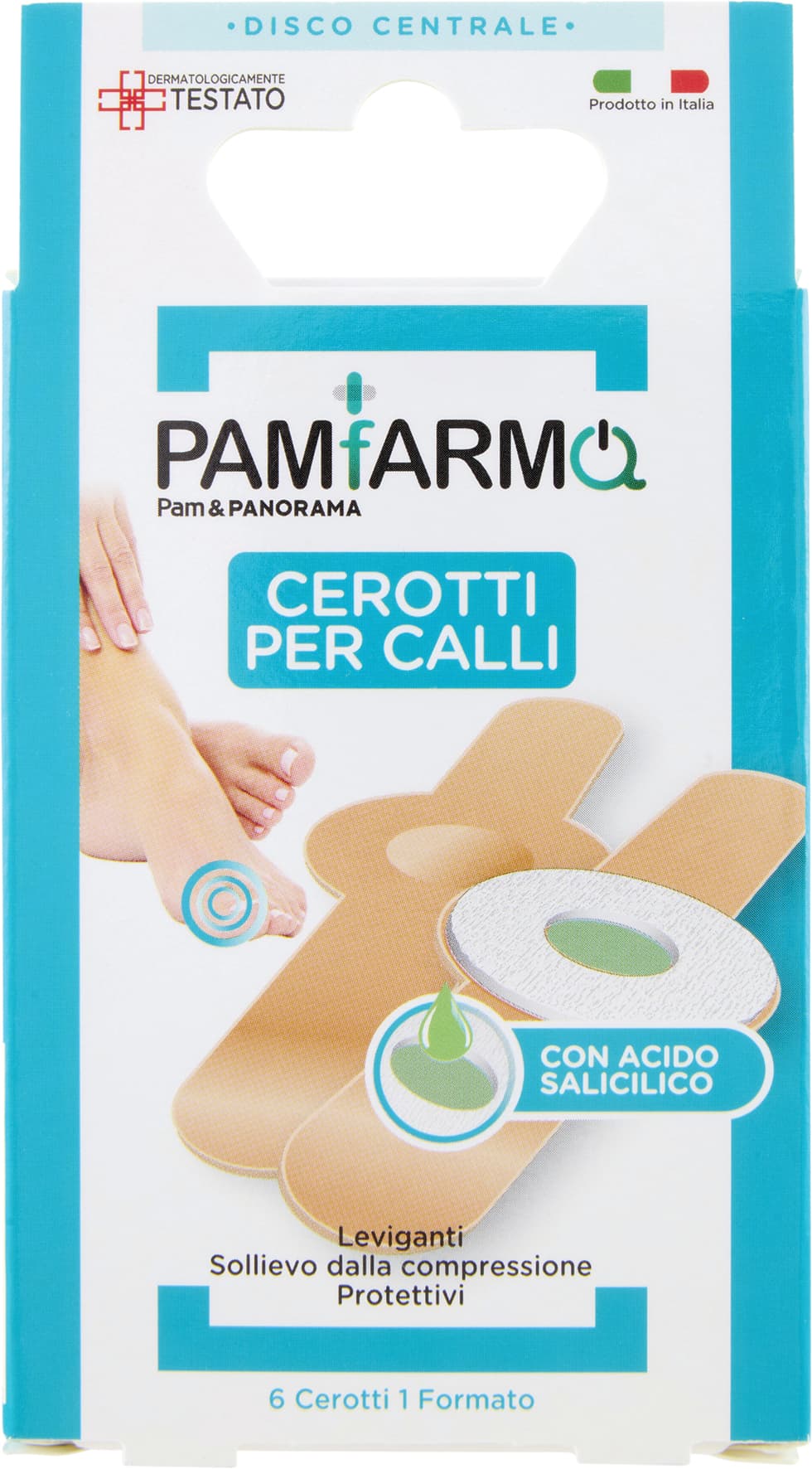 PAM PANORAMA Cerotti per Calli 1 Formato Ø 8 mm int. Ø 20 mm est. 6 pz – immagine 1