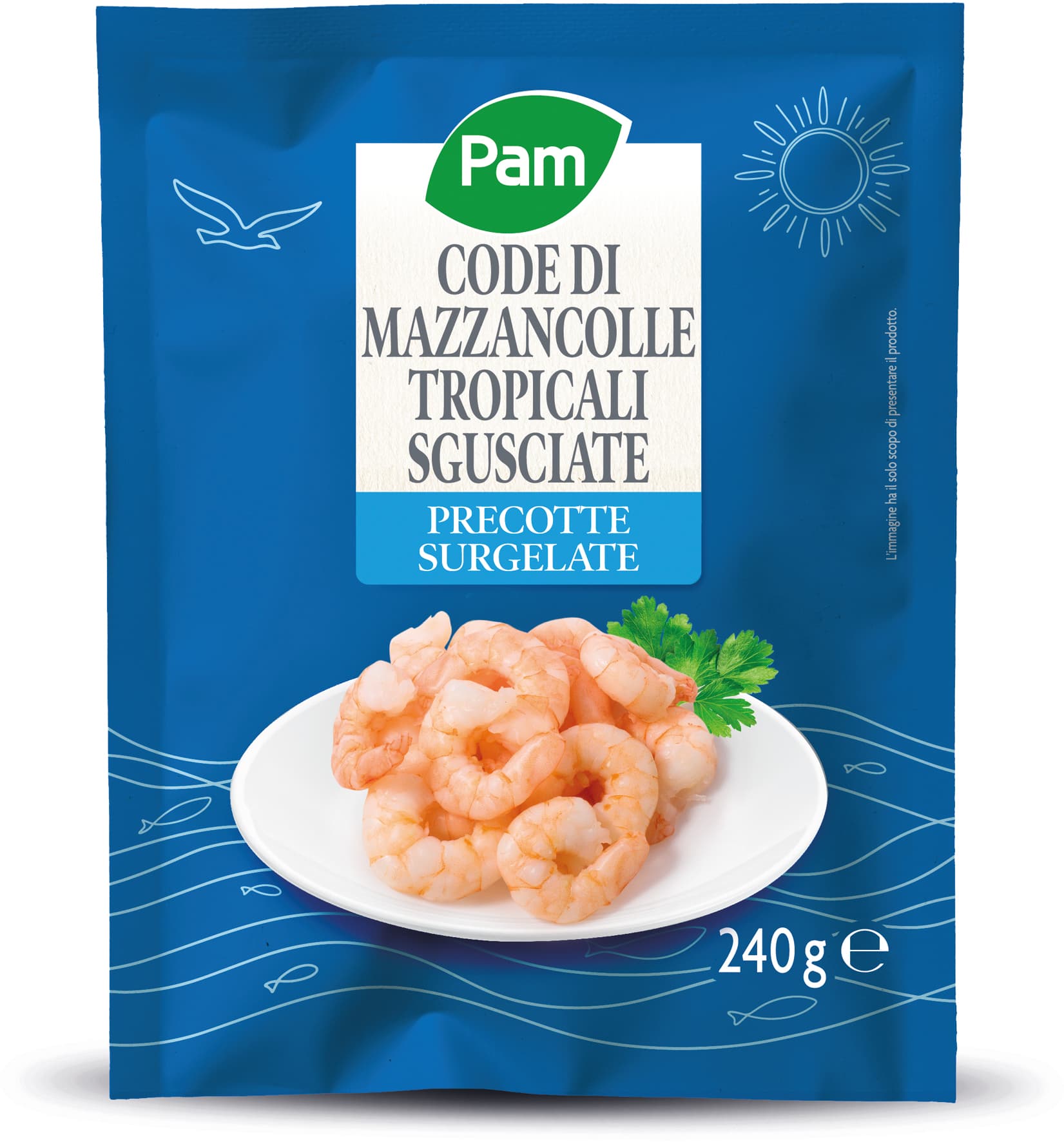 PAM code mazzancolle tropicali sgusciate precotte – immagine 1