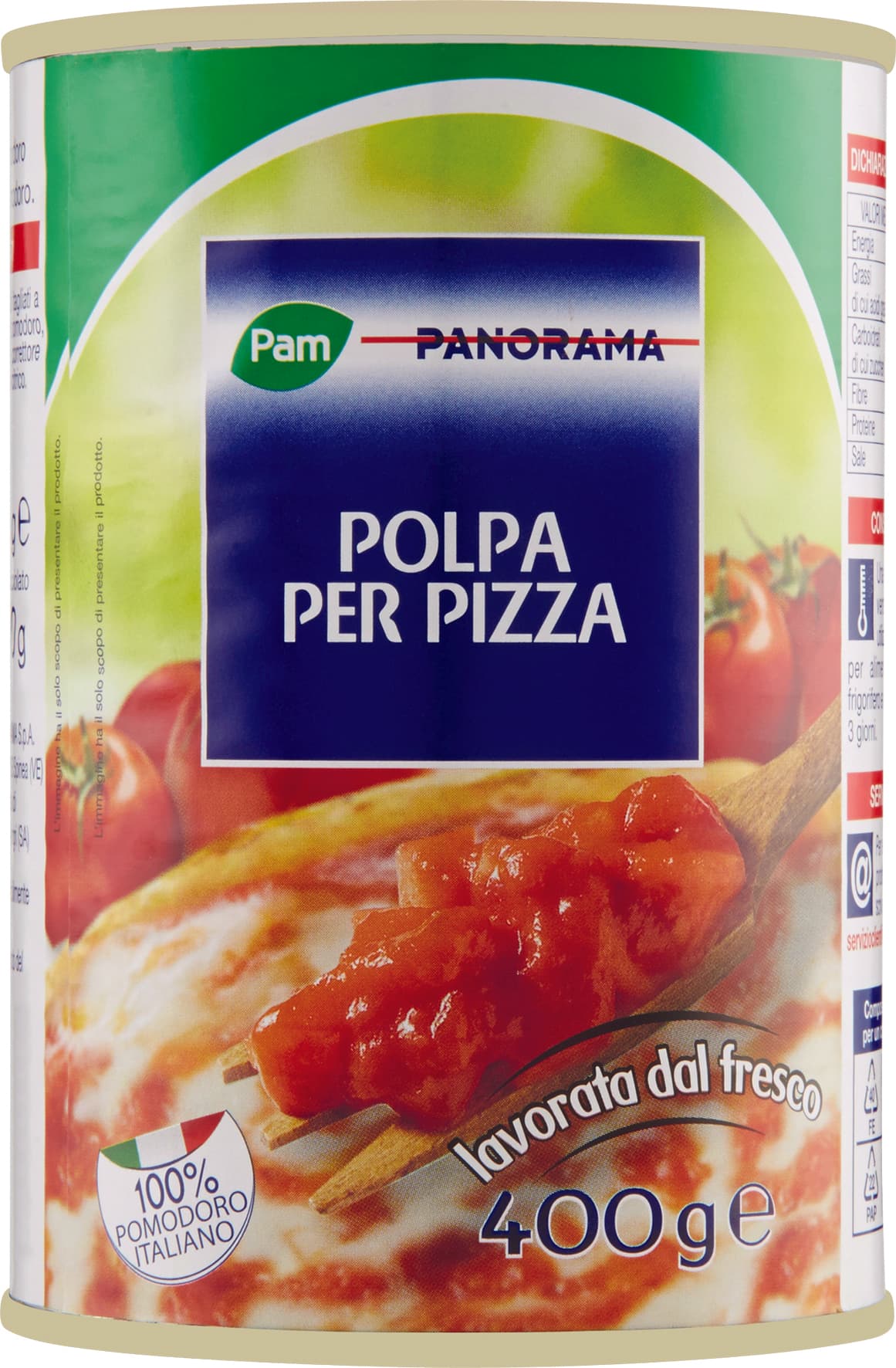 PAM PANORAMA Polpa per Pizza 400 g – immagine 1