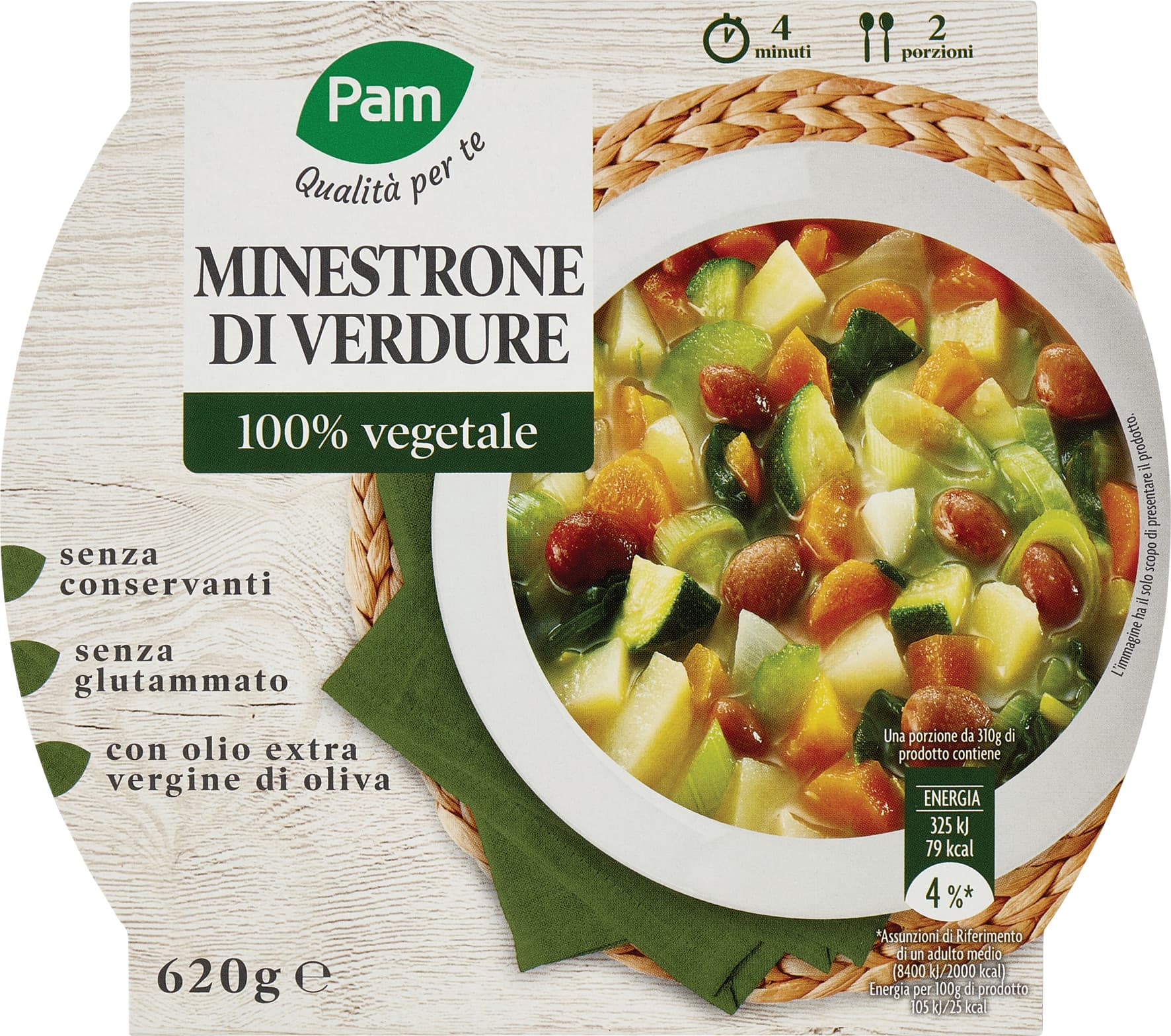 I TESORI Minestrone di Verdure 620 g – immagine 1