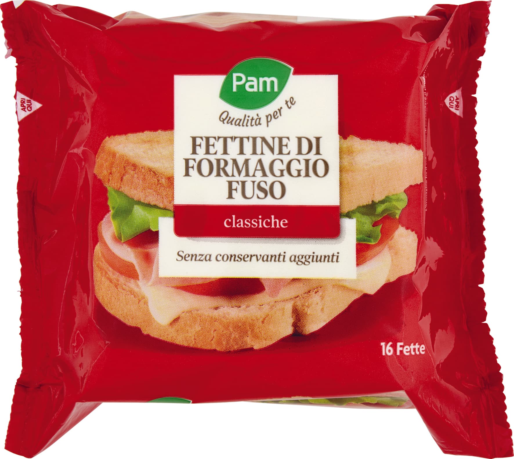 PAM PANORAMA Fettine Formaggio Fuso 16 pezzi 400 g – immagine 1