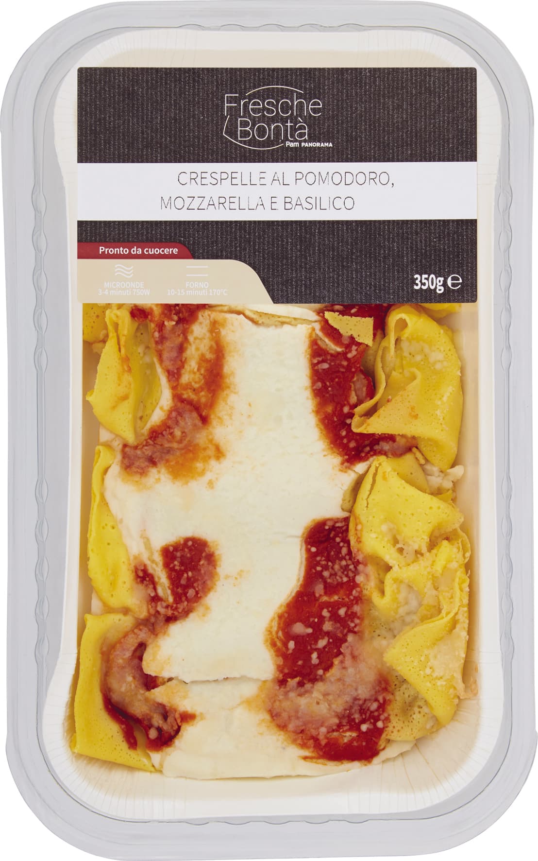 FRESCHE BONTA' Crespelle al Pomodoro, Mozzarella e Basilico 350 g – immagine 1