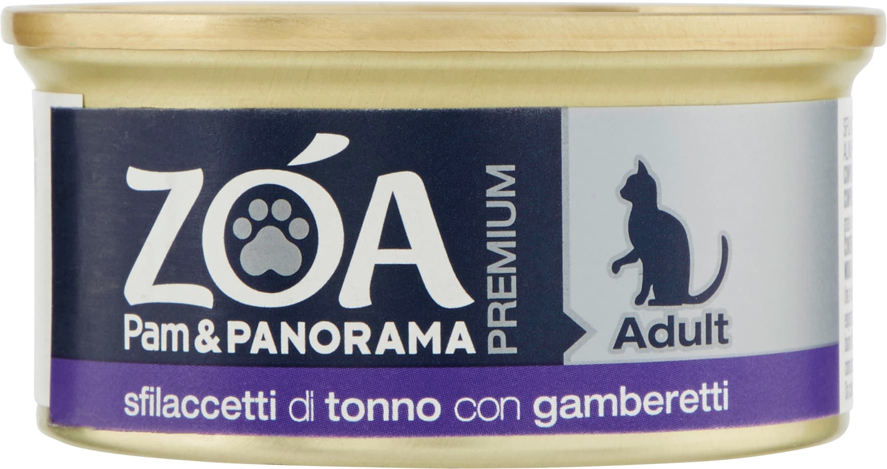 ZOA PREMIUM Adult sfilaccetti di tonno con gamberetti 70 g – immagine 1