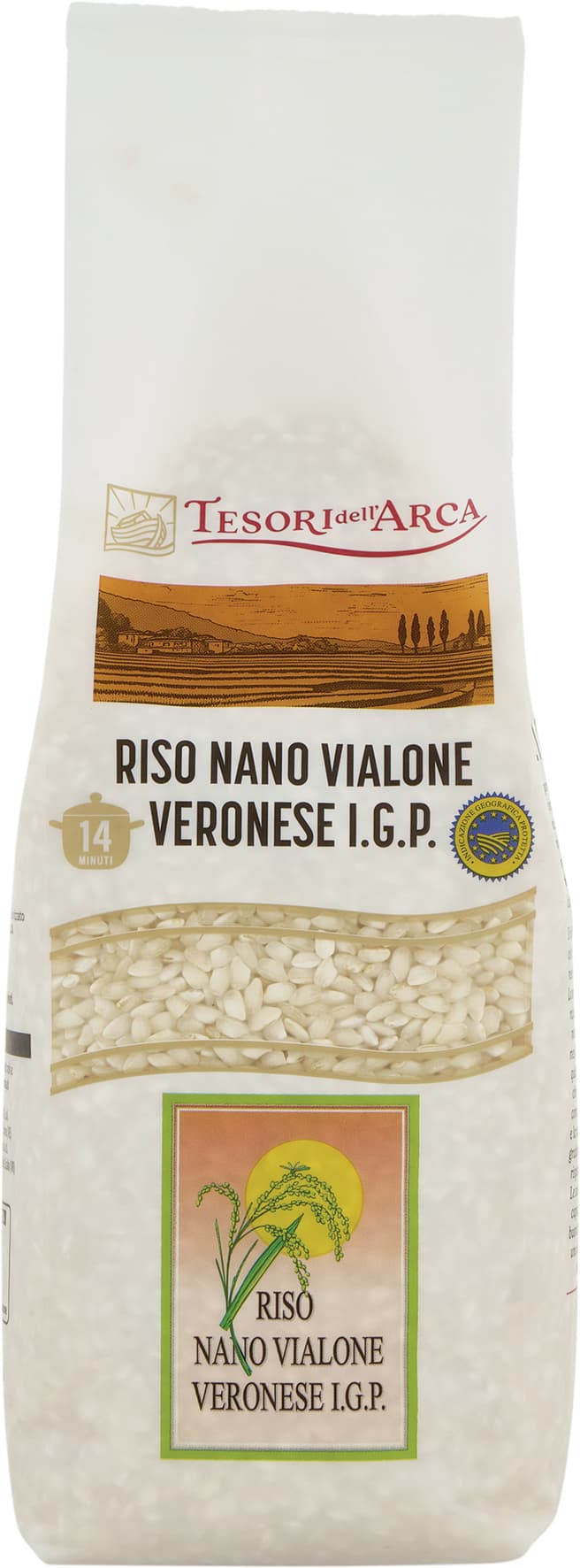 TESORI DELL'ARCA Riso Nano Vialone Veronese I.G.P. 1000 g – immagine 1