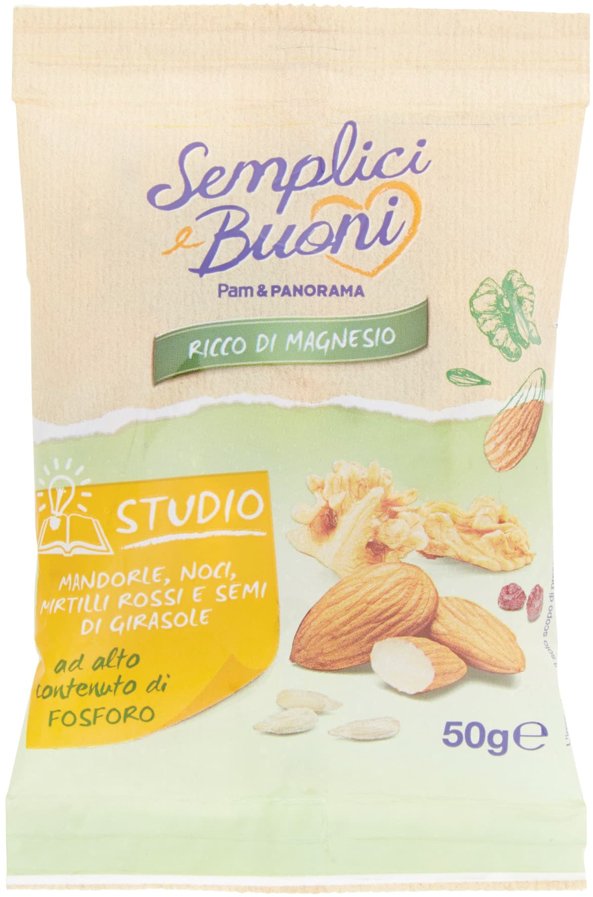 SEMPLICI E BUONI Ricco di Magnesio Studio 50 g – immagine 1