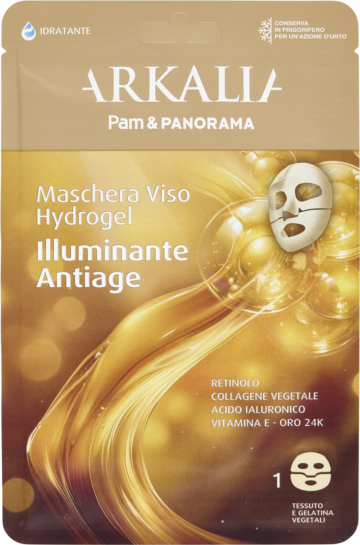 ARKALIA Maschera Viso Hydrogel Illuminante Antiage 1 pz – immagine 1