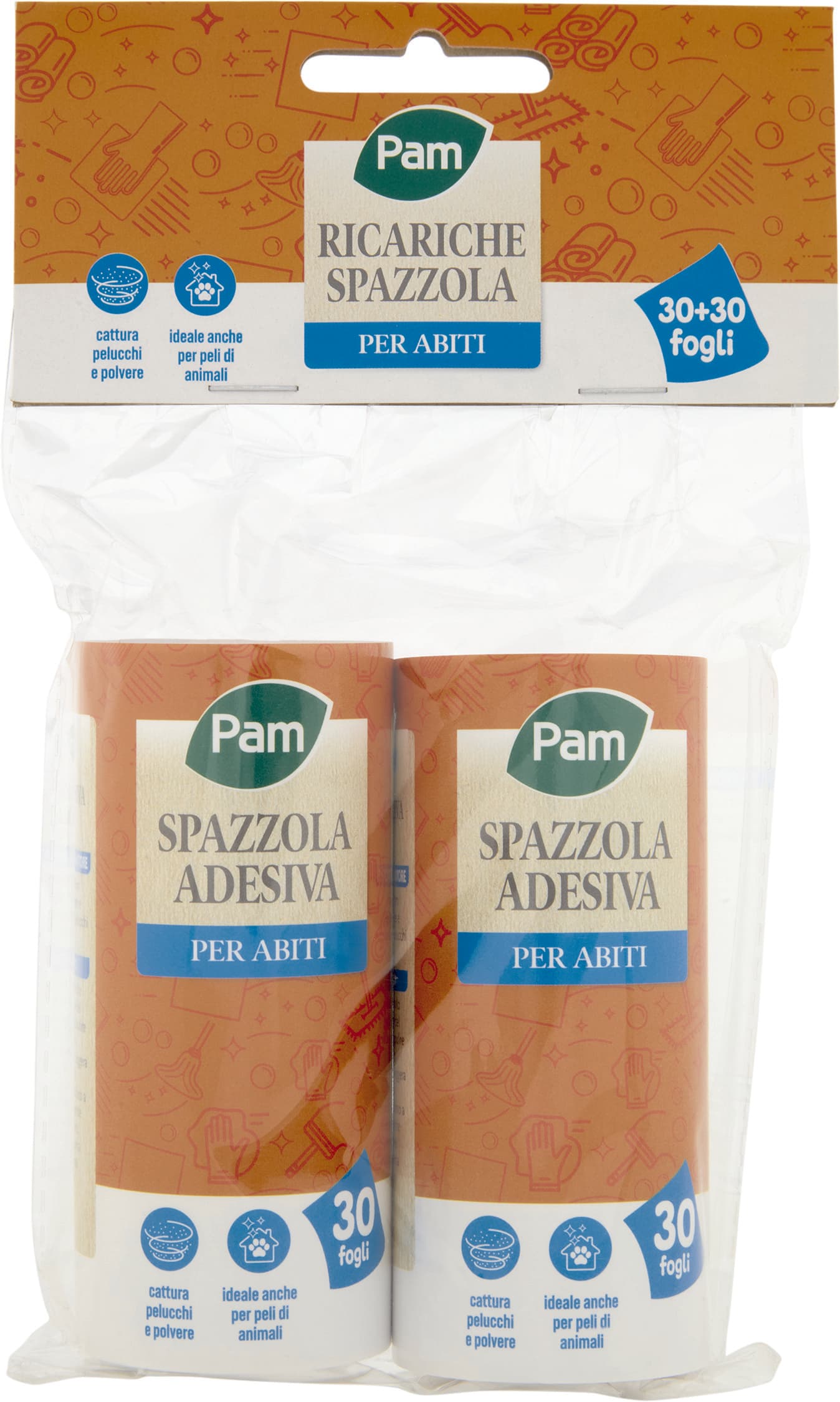 PAM Ricarica Spazzola per Abiti 2 pz – immagine 1