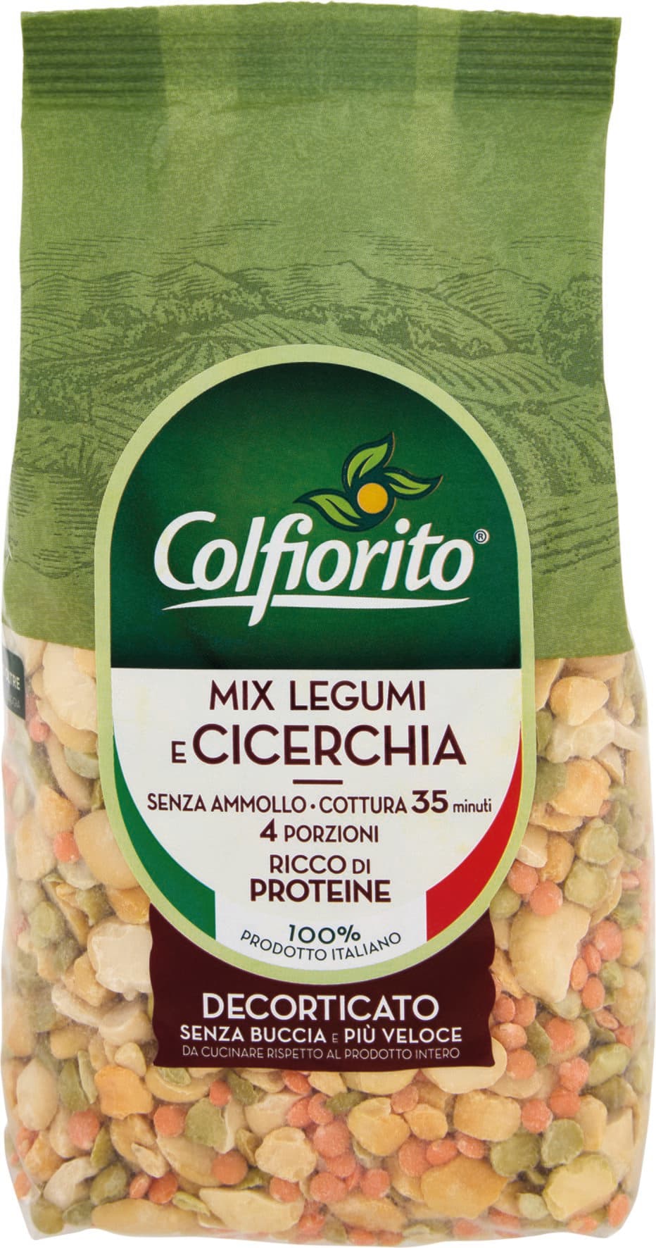 Colfiorito mix legumi e cicerchia decorticato 350 g – immagine 1