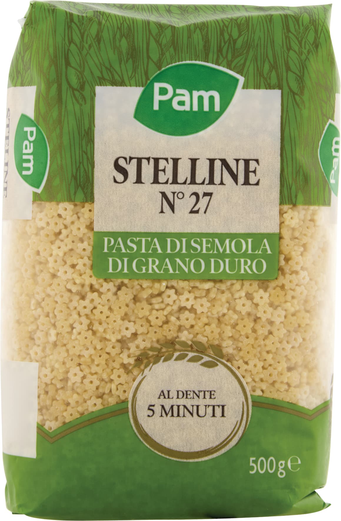 PAM Stelline N° 27 Pasta di Semola di Grano Duro 500 g – immagine 1