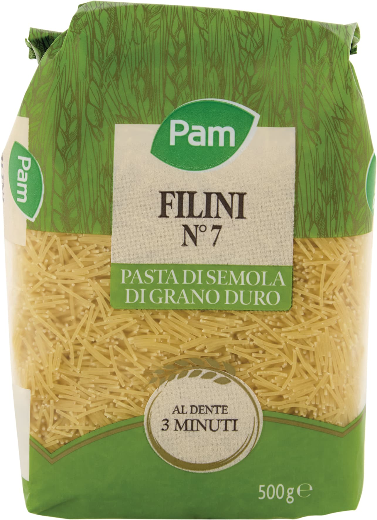 PAM Filini N° 7 Pasta di Semola di Grano Duro 500 g – immagine 1