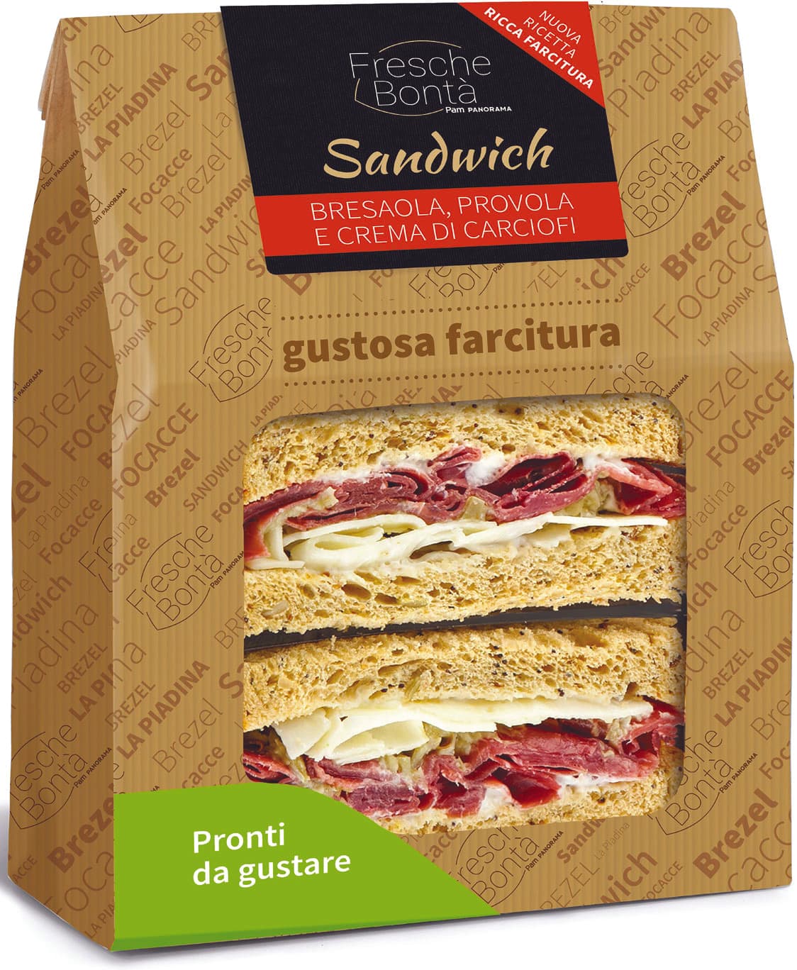 Sandwich bresaola e carciofi – immagine 1