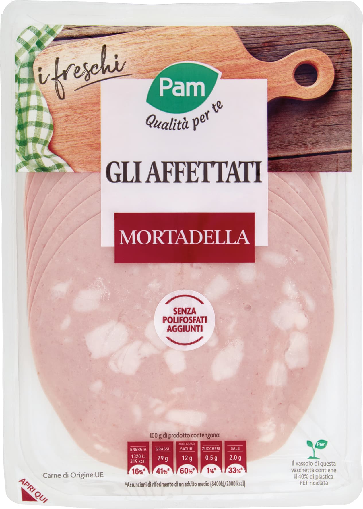 PAM Qualità per te gli Affettati Mortadella 130 g – immagine 1