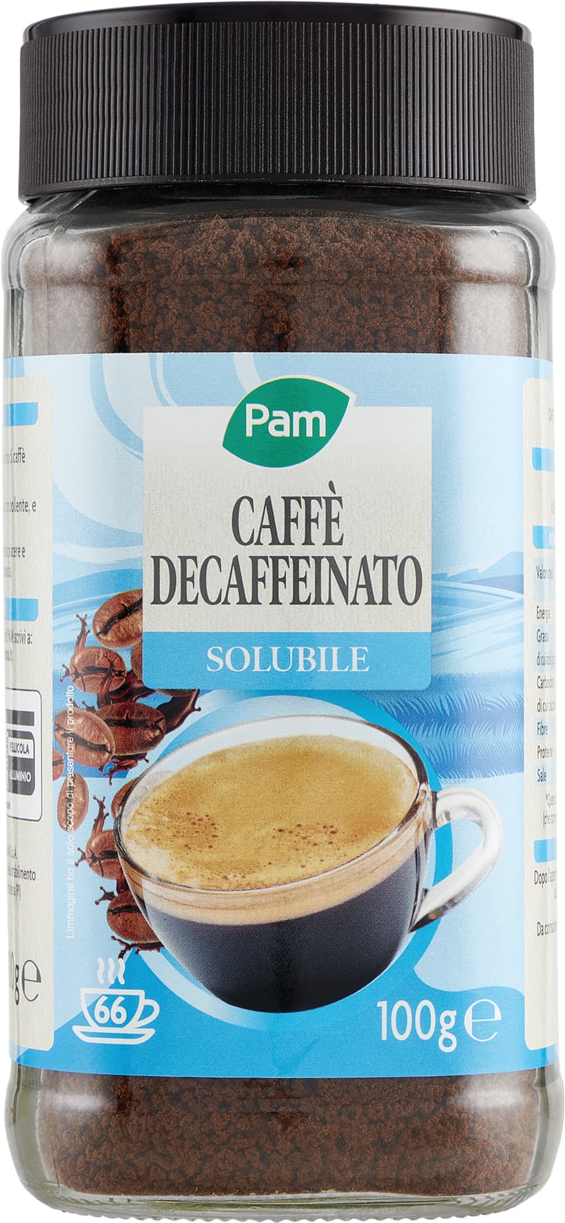 PAM Qualità per te Caffè Solubile decaffeinato 100 g – immagine 1