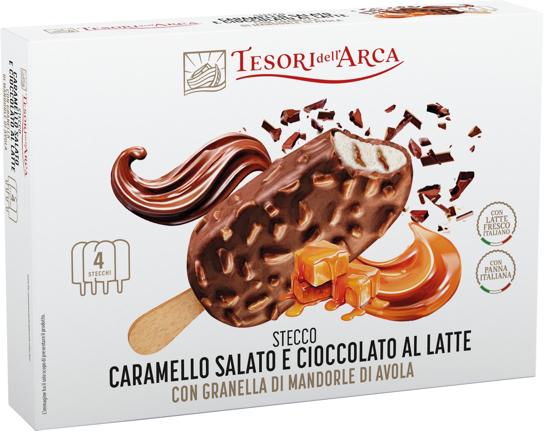 Tesosi dell arca stecchi caramello salato e cioccolato al lattex4 – immagine 1