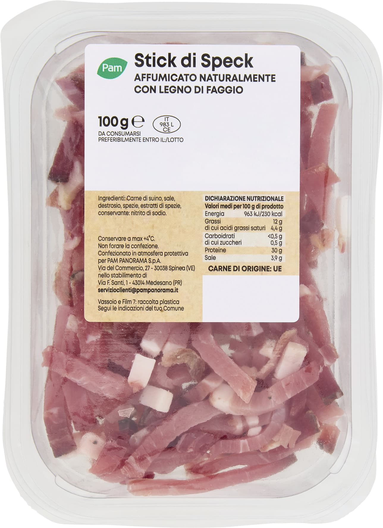 PAM Stick di Speck 100 g – immagine 1