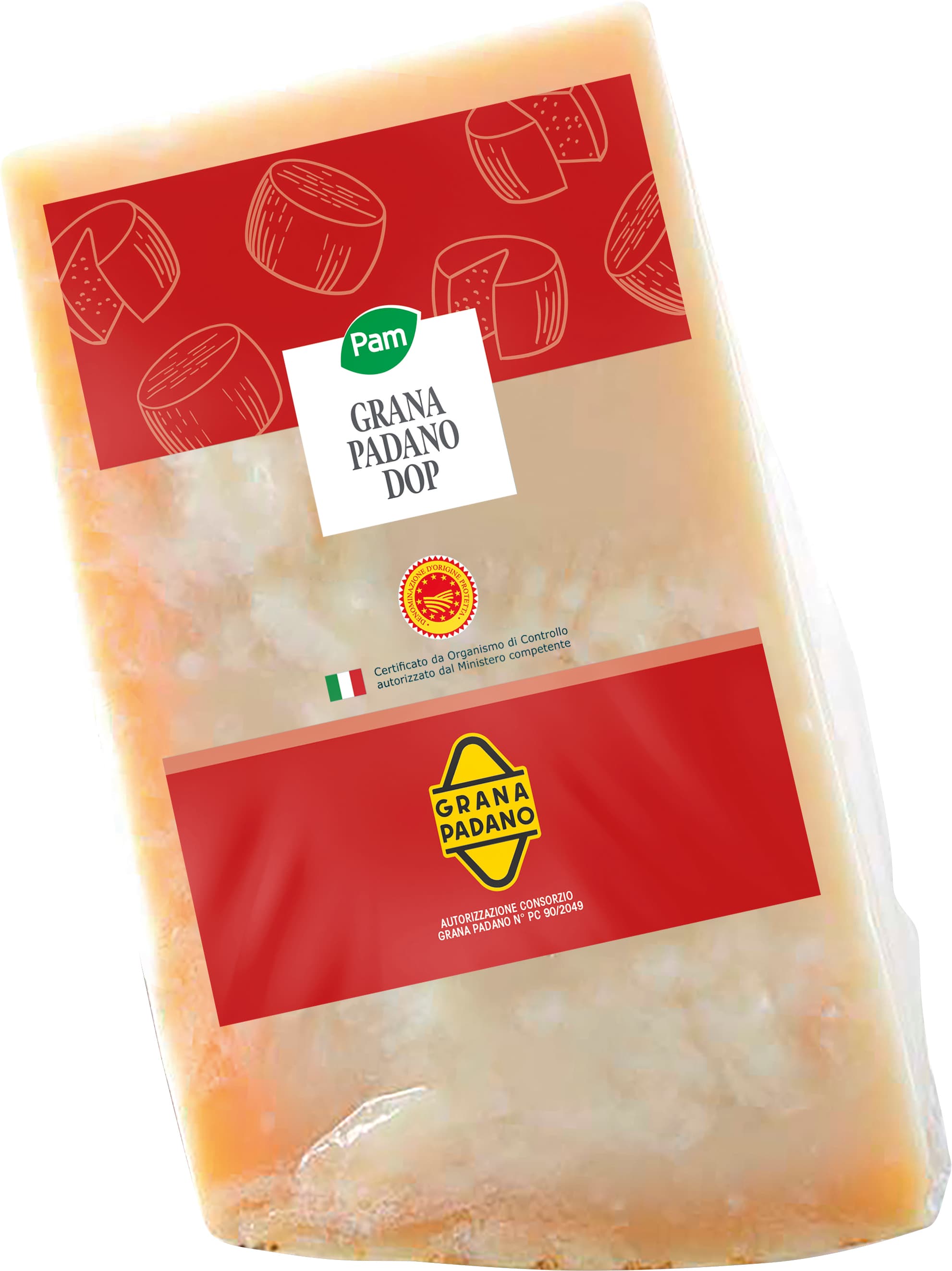 Grana Padano DOP stagionato min 10 mesi PAM 800 g – immagine 1