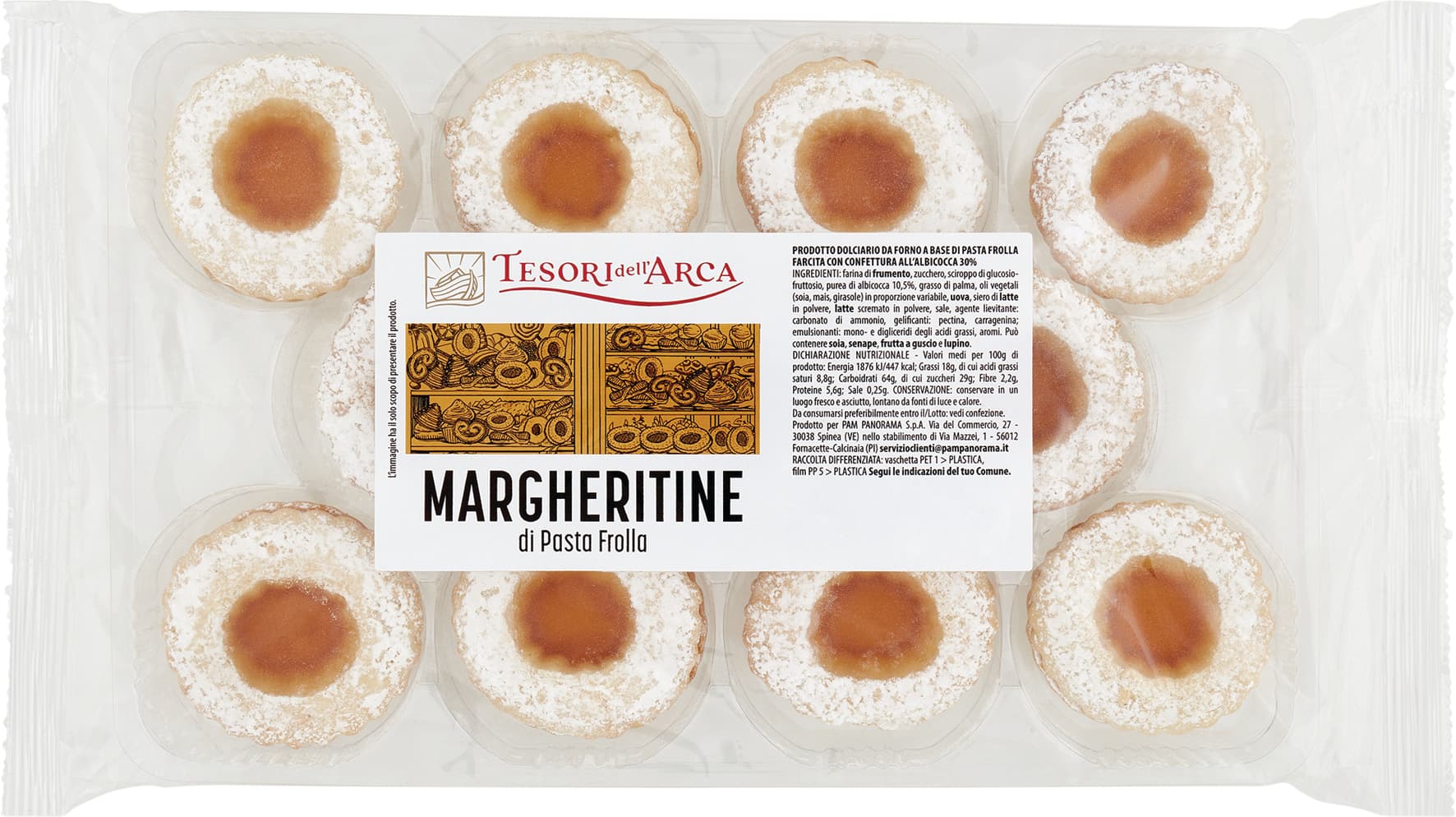 TESORI DELL'ARCA Margheritine di Pasta Frolla 250 g – immagine 1
