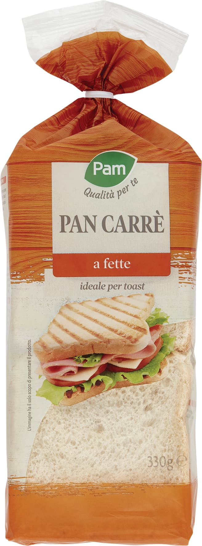 PAM Qualità per te Pan Carrè a fette 330 g – immagine 1