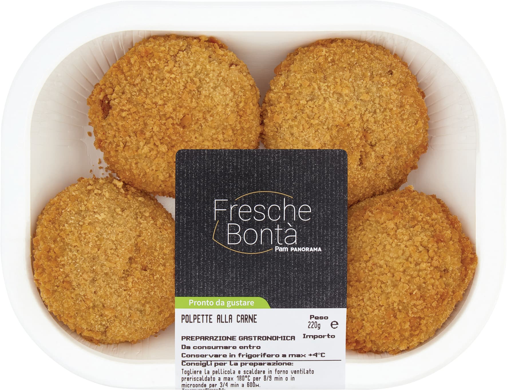 FRESCHE BONTA' Polpette alla Carne 220 g – immagine 1