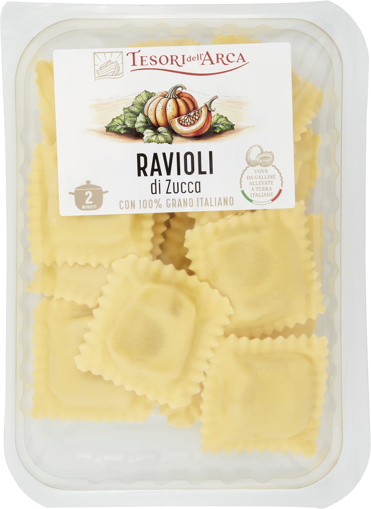 TESORI DELL'ARCA ravioli di Zucca 250 g – immagine 1