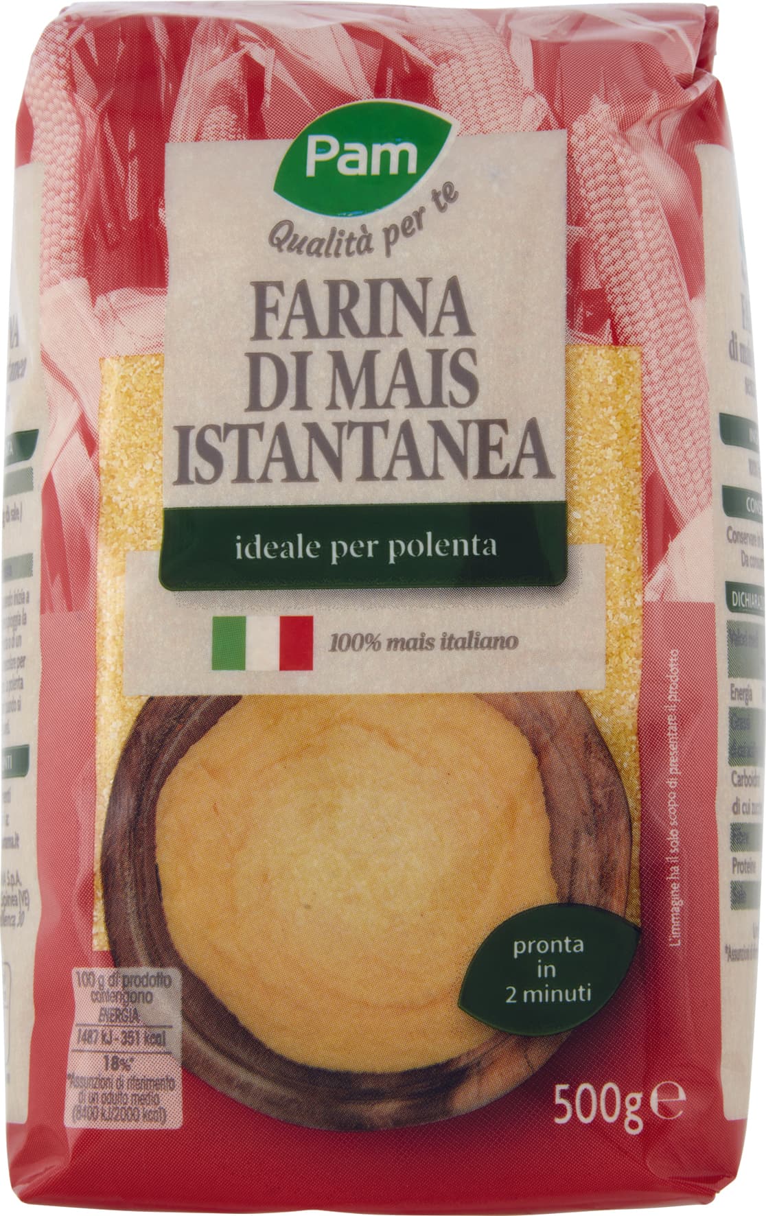PAM Qualità per te Farina di Mais Istantanea 500 g – immagine 1